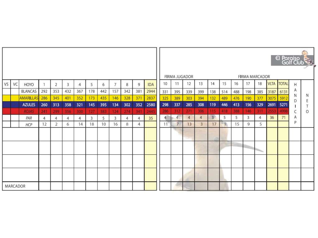 Score Card